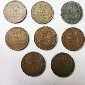 Monede USA - Lot Lincoln Wheat Cent : 1941 / 1942 / 1943 / 1944 / 1945 / 1946 / 1947 / 1948 - Img 2