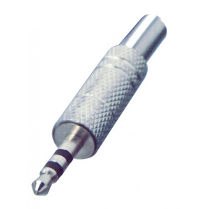 Mufă Jack, stereo, metalic, 3,5 mm