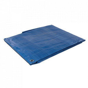 Nagy teherbírású pvc ponyva 1,8 x 2,4 m, UV-álló, vízálló,Silverline - Img 6