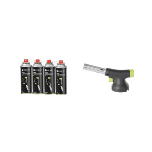 Pachet Set 4 rezerve gaz 227g + Arzător Creme-Brulee Jet