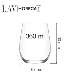 Pahar Paris, 360ml, LAV - Img 2