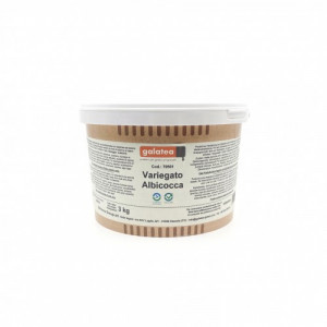 Pasta variegat pentru inghetata artizanala de caise fara zahar, 3Kg, Variegato Caise Fara Zahar, Galatea