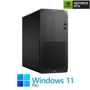 PC Gaming HP Z2 G5 Tower, Octa Core i7-10700, 32GB, RTX 2070 8GB, Win 11 Pro