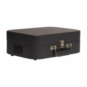Pick-up vinil tip valiza cu boxe incorporate,amplificare incorporata, port USB transfer media, NEGRU, DENVER - Img 5