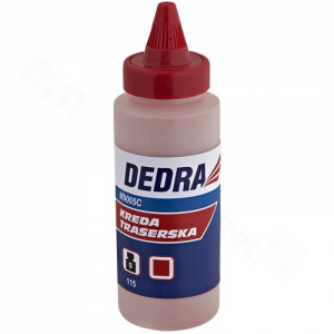 Piros kréta zsinórjelöléssel, 115gr, Dedra