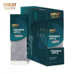 Prémium csomag 20 nagy teafilter, Selection CINNAMON APPLE, alma és fahéj, 20 x 4g, Evolet