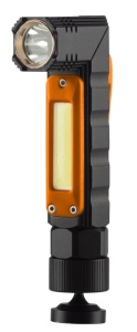 Professzionális zseblámpa 2 az 1-ben, USB újratölthető, 3.7V - 2000mAh akkumulátor, 5 fokozat, 300 lumen, NEO - Img 3