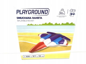 Racheta gonflabila pentru piscina, litoral, 156 x 97x 19cm, maxim 50kg, 3 ani+, Playground - Img 2