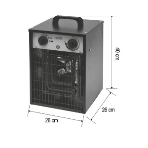Radiator portabil cu ventilator, 400 V / 5 kW - Img 2