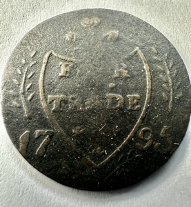 - RARA - IRLANDA - CORNWELL’S - 1/2 PENNY 1795 - Img 2