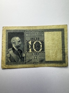 Regatul Italiei – Vittorio Emanuele III –10 Lire 1939