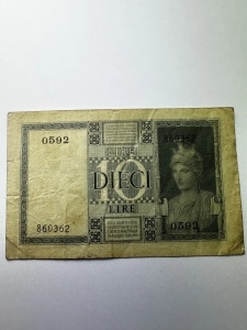 Regatul Italiei – Vittorio Emanuele III –10 Lire 1939 - Img 4