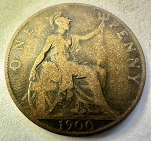 REGATUL UNIT - VICTORIA - ONE PENNY 1900 - Img 2