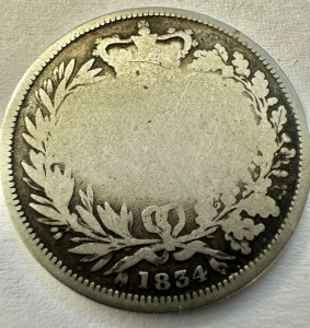 REGATUL UNIT - WILLIAM IV - ONE SHILLING 1834 ( ARGINT .925 ) - Img 2