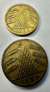 REPUBLICA DE LA WEIMAR - 5/10 Rentenpfennig 1925 - Img 2