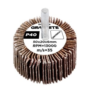Rola cu lamele abrazive 50 x 20 x 6 mm, P40