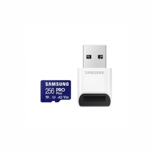 SAMSUNG PRO Plus microSD 256GB Up to 180MB/s Read and 130MB/s Write speed with Class 10 4K UHD incl. Card reader 2023 "MB-MD256SB/WW" - Img 2