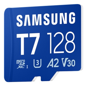 SAMSUNG T7 microSD Memory Card 128GB for Smartphones Tablets and Handheld Consoles up to 170MB/s Read "MB-MB128T/WW" - Img 2