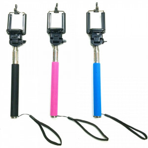 Selfie stick Polaroid, Bluetooth, 105 cm, Negru / Albastru / Roz / Verde / Portocaliu - Img 4