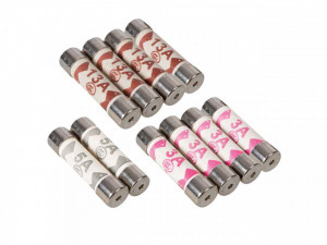 Set 10 sigurante fuzibile protectie circuite electrice, 3A, 5A, 13A, 25.4mm x 6.3mm, Power Master - Img 5