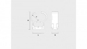 Set 100 cleme profesionale fixare multifunctionale 14-18mm, conducte apa, conducte electrice, certificat UL si KIWA, negre, Celo - Img 2