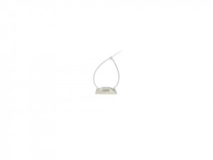Set 100 prinderi autoadezive pentru bride tip soricel, 19 x 19mm, alb, Benman - Img 2