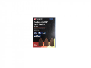 Set 18 benzi abrazive slefuitor cu velcro, tip triunghi, 143 x 98mm, Parkside - Img 3