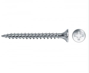 Set 200 holsuruburi profesionale pentru lemn, 5 x 50mm, cap cruce PZ, filet complet, Celo - Img 1