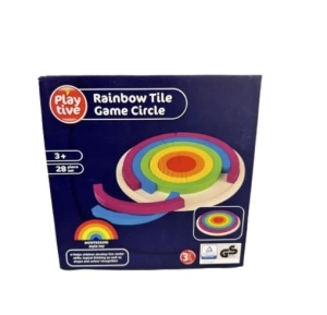 Set 28 piese cuburi lemn pentru copii, creativitate, Playtive - Img 2
