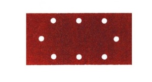 Set 30 benzi abrazive slefuitor, dreptunghi, 187 x 90 mm, 40 , 80, 120, 180, 240 grit, prindere velcro, Workzone - Img 2