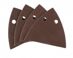 Set 34 benzi abrazive slefuitor cu velcro, tip patrat mic, triunghi mic, grit 60, 120, 180, 240, Parkside - Img 2