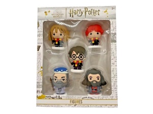 Set 5 figurine colectie, Harry Potter, inaltime 6.4cm, Wizarding World