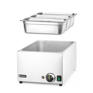 Set: Bain-marie HENDI RANGER + 3x GN 1/3 cu capac, HENDI, GN 1/1, 230V/1000W, 590x332x(H)242mm - Img 2