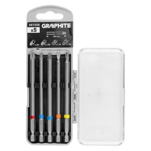 Set de biti SL4, PH2, PZ1/2, TX20 x 100 mm, 5 buc.