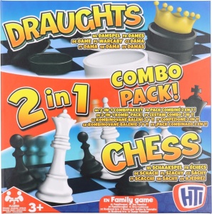 Set joc 2 in 1, SAH si DAME, ideal camping, excursie, casa, HTE