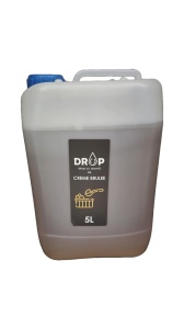 Sirop premium foarte concentrat pentru cafea, prajituri, cocktail, inghetata, pachet economic XXL, 5L, aroma de creme brulee, Drop