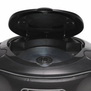 Sistem Audio Portabil Boombox Denver TCL-212BT, CD Player, Bluetooth, Radio FM, USB MP3, Lumini LED, AUX, Negru - Img 4