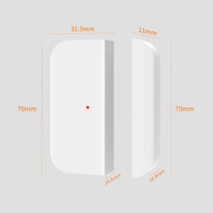 Sistem de Alarmă Inteligent Smart Home Denver SHA-220, Wi-Fi + 4G LTE/GSM, Kit Wireless Complet, Baterie Backup, Sirenă 90 dB, Compatibil Tuya, Alexa și Google Assistant, White - Img 6