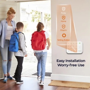 Sistem de Alarmă Inteligent Smart Home Denver SHA-220, Wi-Fi + 4G LTE/GSM, Kit Wireless Complet, Baterie Backup, Sirenă 90 dB, Compatibil Tuya, Alexa și Google Assistant, White - Img 16