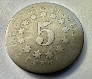 STATELE UNITE - 5 CENTS 1867