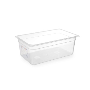 Tava Gastronorm GN1/1, 530x325x(H)65 mm, 9 litri, polipropilena, cu marcaj HACCP, Hendi