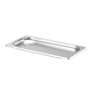 Tava Hendi Gastronorm GN 1/3 20 mm 0.8 lt - gama Profi Line, otel inoxidabil