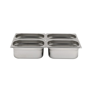 Tava Hendi Gastronorm GN 1/4 65 mm 1.8 lt - gama Profi Line, otel inoxidabil