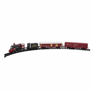 Trenulet cu baterii, 1 locomotiva, 1 vagon cu carbune, 2 vagoane