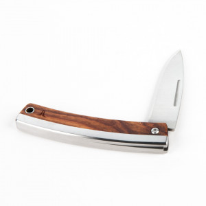 TRUE TU6905 Kés, 6.35cm, acél, barna, fa tárolódoboz, rózsafa markolat, IDEÁLIS AJÁNDÉK FÉRFIAKNAK! - Img 4