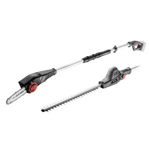 Unealta de gradina cu brat extensibil, fara fir, 2 in 1, Energy +: contine lama de drujba si fierastrau gard viu (fara acc inclus