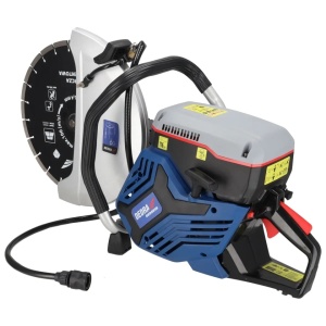 Vágógép betonhoz, aszfalthoz, fémhez, 350mm tárcsa, benzinmotor, vízhűtéses tárcsa, teljesítmény 3.5kW, Dedra - Img 8