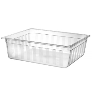 Vascheta din policarbonat GN2/1, 650x530x(h)200mm