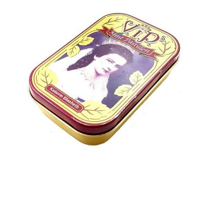 Vintage mini fémdoboz cigaretták, édességek, gyógyszerek, V.I.P. számára - Img 2
