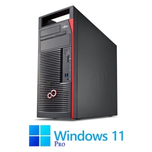 Workstation Fujitsu CELSIUS M770, W-2123, 16GB DDR4, Quadro P400, Win 11 Pro